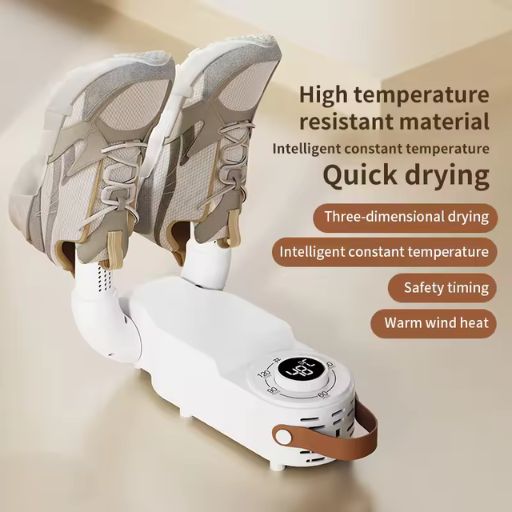 Intelligent Shoe Dryer with Adjustable Timer – Quick Drying, Deodorizing & Sterilizing Shoe Warmer
