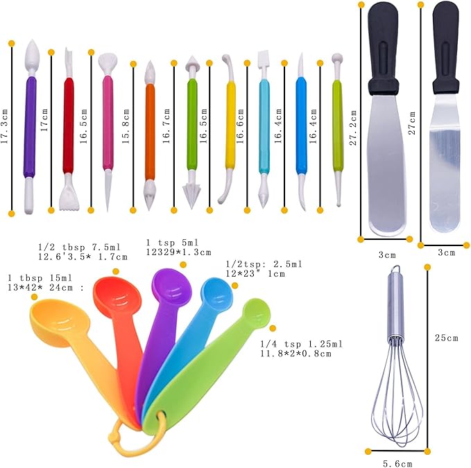Cake Decorating Accessories Set (85 Pieces) – Complete Baking Kit