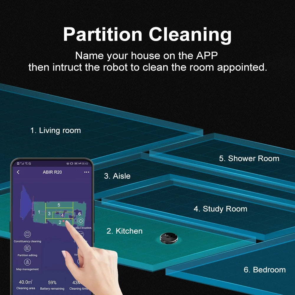 X8 Robot Vacuum Cleaner ,Laser System