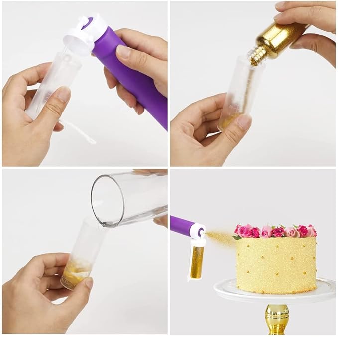 Cake Decorating Pump Set – Ergonomic Piping Tool with Multi-Style Nozzles